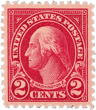 2¢ Washington, carmine postage stamp, cancelled at NEW ORLEANS, LA.